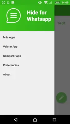 Hide for Whatsapp android App screenshot 2