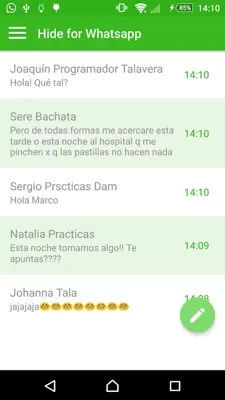 Hide for Whatsapp android App screenshot 3