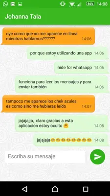 Hide for Whatsapp android App screenshot 4